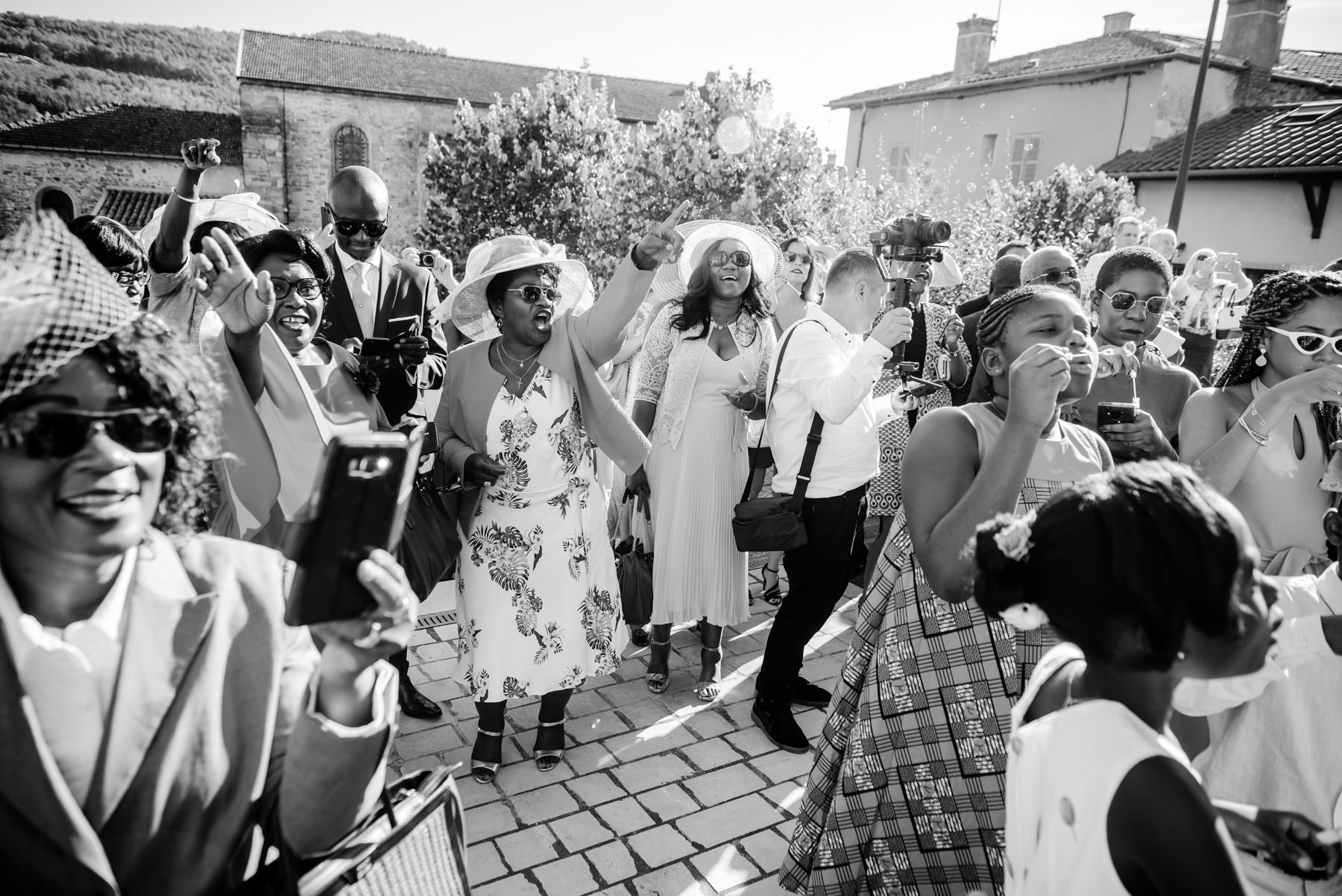 mariage africain  togolais congolais Chateau  de Corcelles 