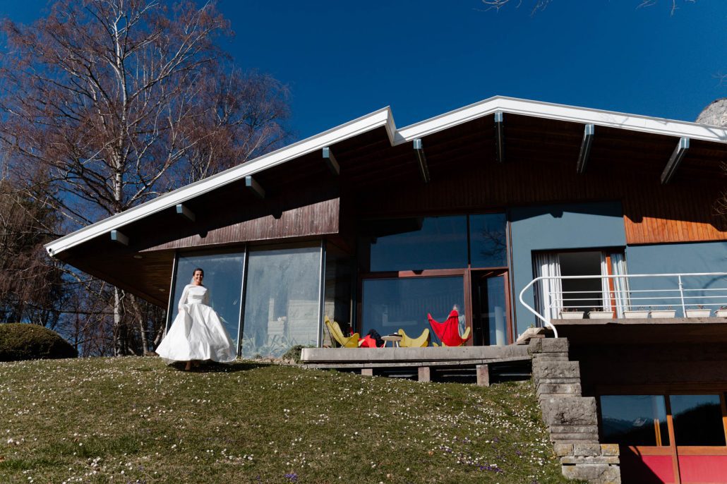 Mariage d'hiver à l'Abbaye de Talloires