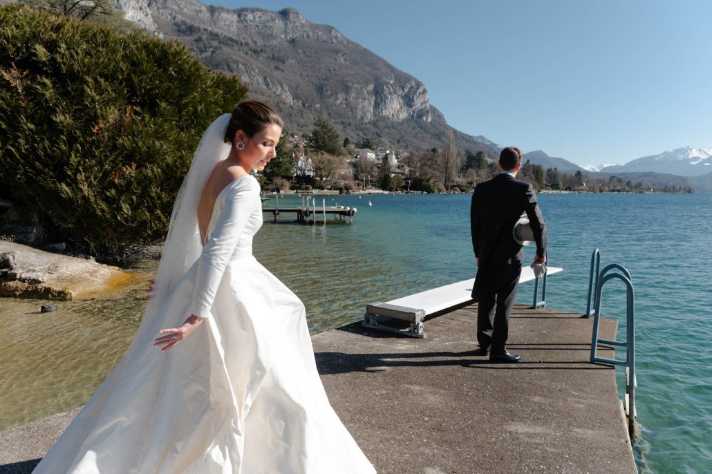 Mariage d'hiver à l'Abbaye de Talloires