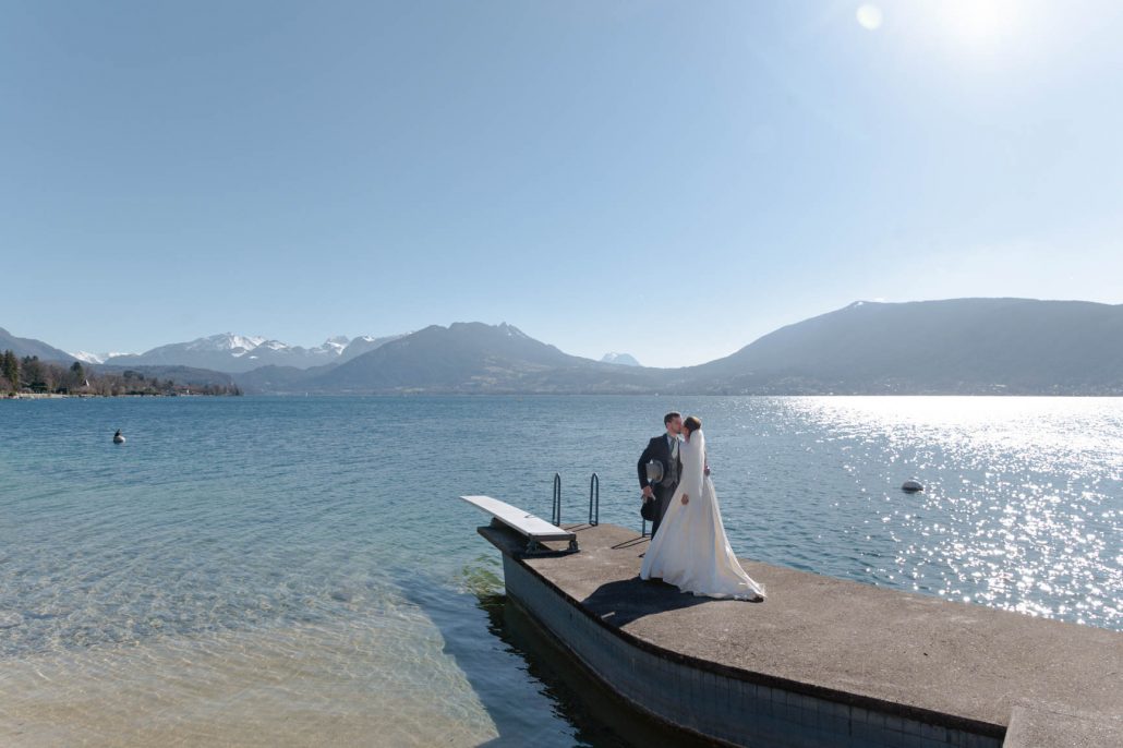 Mariage d'hiver à l'Abbaye de Talloires