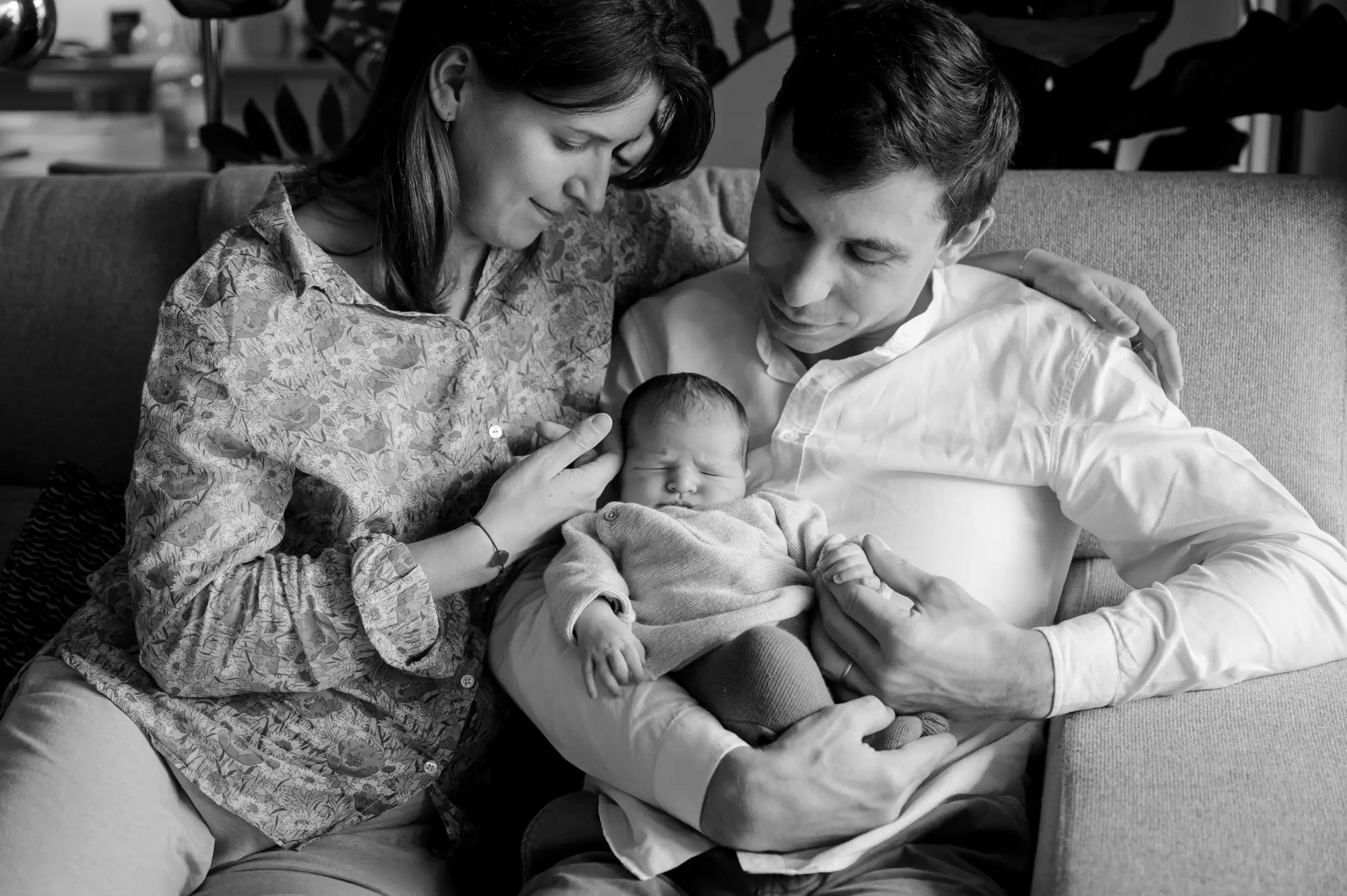 Séance photo bébé à domicile Lyon